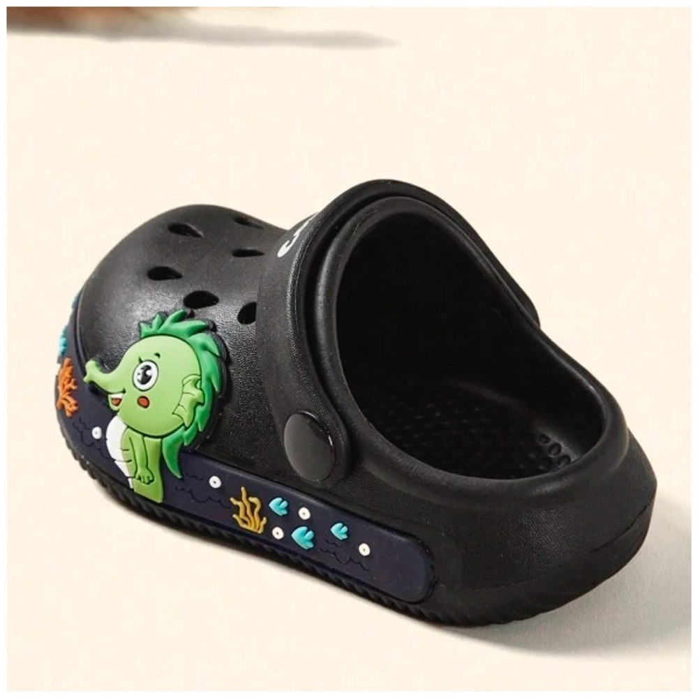 Cozy Cub •Cute Dinosaur Design Beach Baby Sandals With Holes - Picture 5 of 6